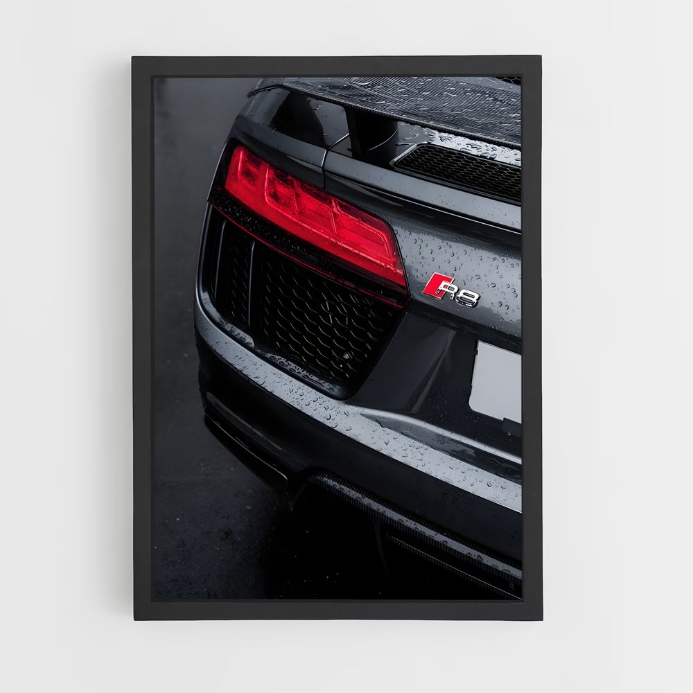 Poster Tuning Noir – affiche Audi (vue 2)